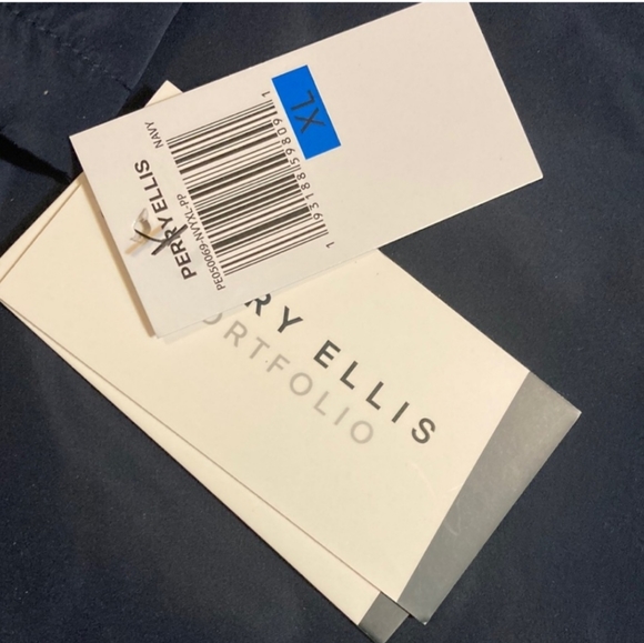 Perry Ellis Men's Portfolio Modern Coat Jacket Navy XL MSRP $220 NWT  W-475 - Picture 4 of 8